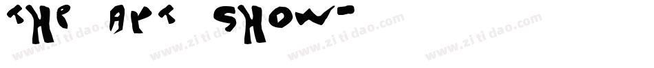 The Art Show字体转换